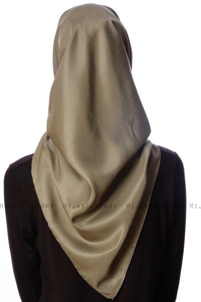 Eylul - Khaki Square Rayon Hijab