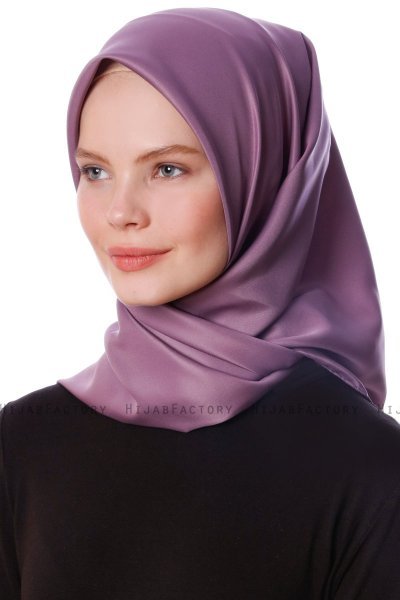 Eylul - Purple Square Rayon Hijab