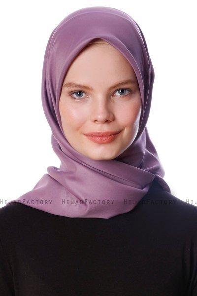 Eylul - Purple Square Rayon Hijab