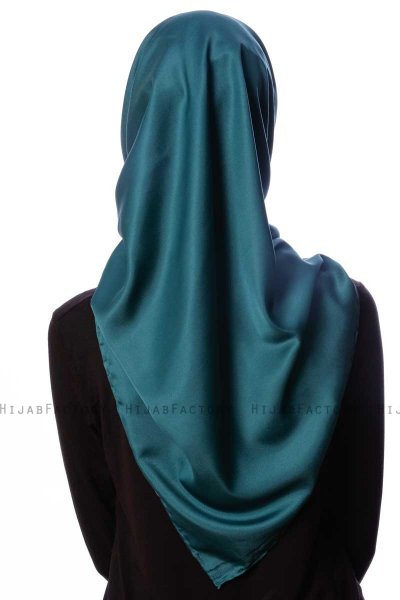 Eylul - Dark Green Square Rayon Hijab