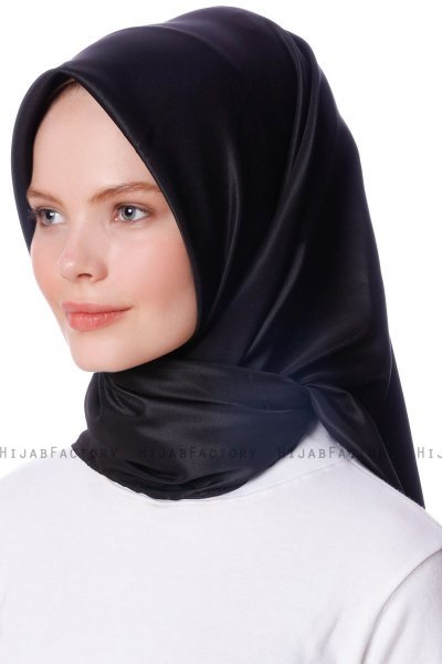 Eylul - Black Square Rayon Hijab