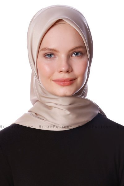 Eylul - Taupe Square Rayon Hijab