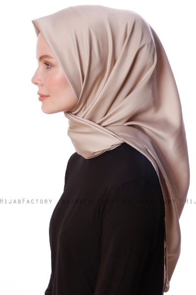 Eylul - Taupe Square Rayon Hijab