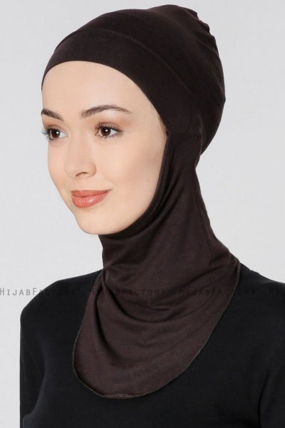 Funda Mörkbrun Ninja Hijab Underslöja Ecardin 200507a