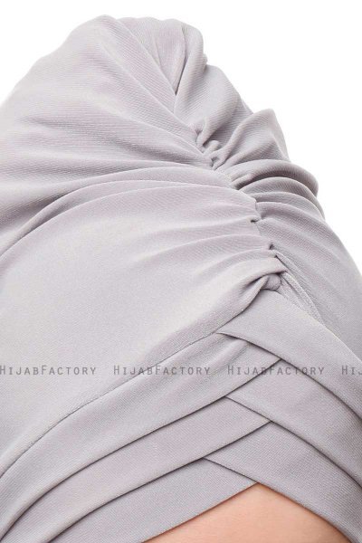 Gamze - Light Grey Turban