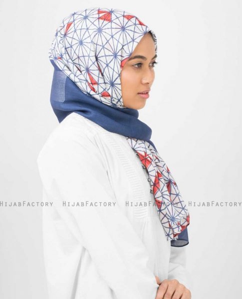 Geo Delight Viscose Hijab - Silk Route 5A407a