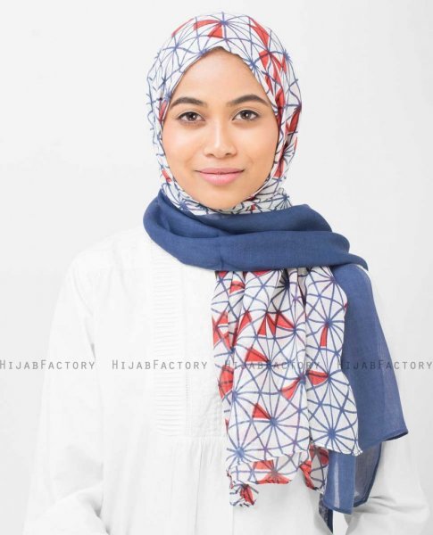 Geo Delight Viscose Hijab - Silk Route 5A407d