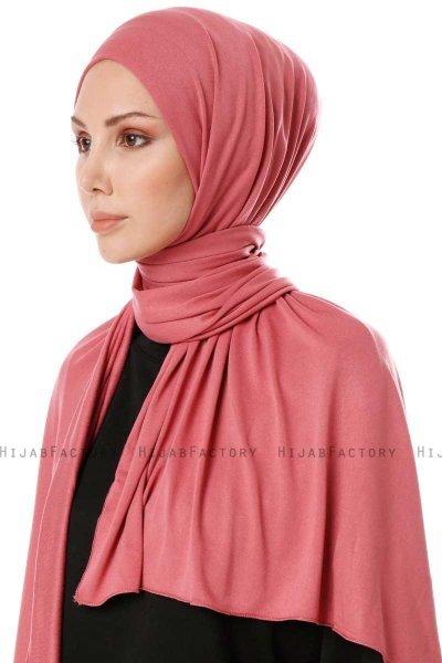 Hande - Dusty Pink Cotton Hijab - Gülsoy