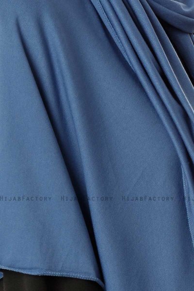 Hande - Indigo Cotton Hijab - Gülsoy
