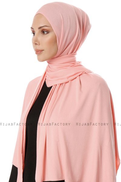 Hande - Salmon Cotton Hijab - Gülsoy