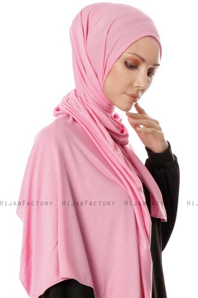Hande - Pink Cotton Hijab - Gülsoy