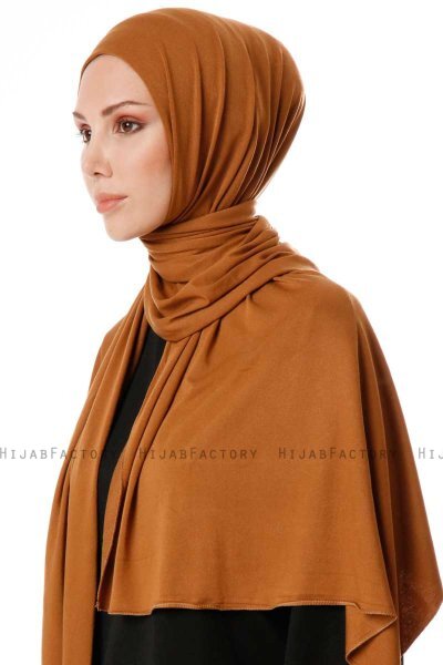 Hande - Mustard Cotton Hijab - Gülsoy