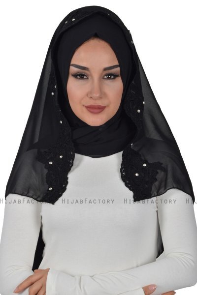 Helena - Black Practical Hijab - Ayse Turban