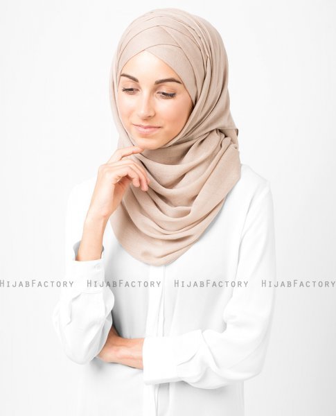 InEssence - Warm Taupe Viskos Hijab från Silk Route