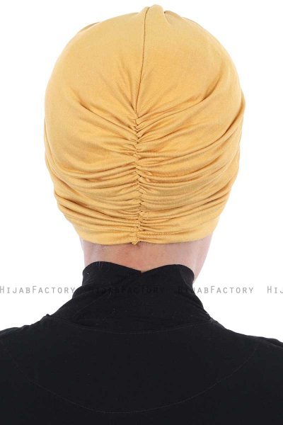 Jill - Mustard Cotton Turban - Ayse Turban