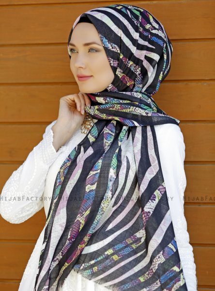 Dounia - Patterned Hijab