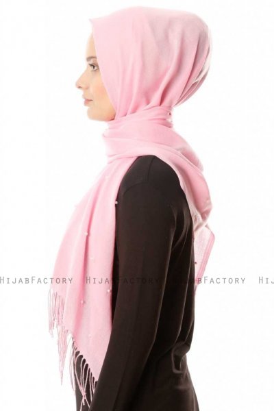 Kadri - Pink Hijab With Pearls - Özsoy