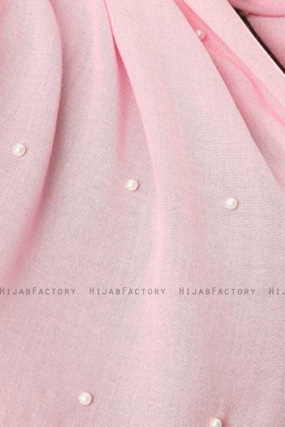 Kadri - Pink Hijab With Pearls - Özsoy