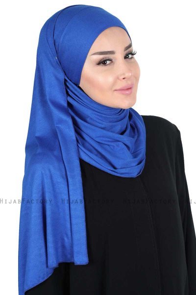 Kaisa - Blue Practical Cotton Hijab