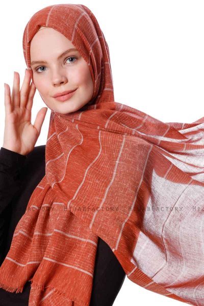 Kiral - Brick Red Hijab - Özsoy