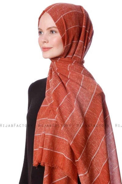 Kiral - Brick Red Hijab - Özsoy