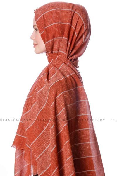 Kiral - Brick Red Hijab - Özsoy