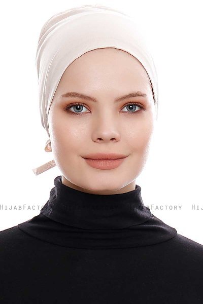 Kiraz - Light Beige XXL Underscarf - Ecardin