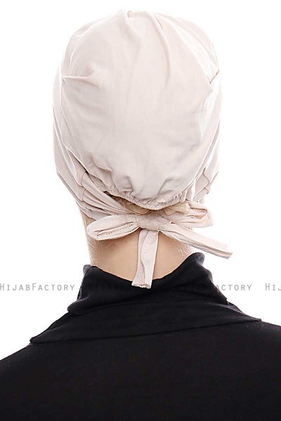 Kiraz - Light Beige XXL Underscarf - Ecardin