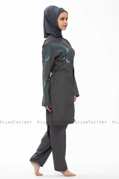 Kubra Antrasit Burkini Tesmay 280469c