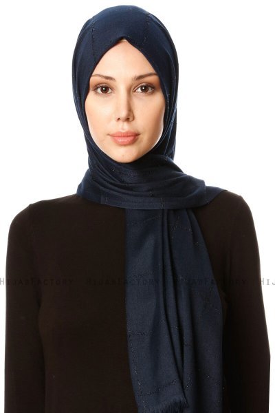 Kutlay - Navy Blue Hijab - Özsoy