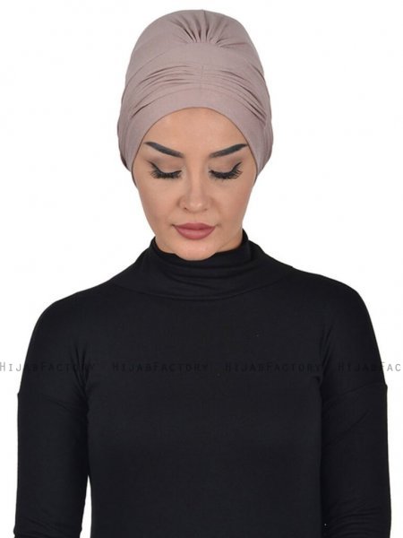 Linda Taupe Bomull Turban Ayse Turban 321906d