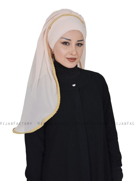 Louise - Beige Practical Hijab - Ayse Turban