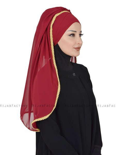 Louise - Bordeaux Practical Hijab - Ayse Turban