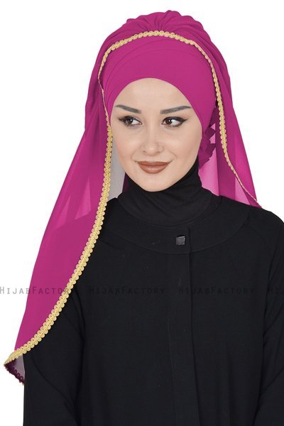 Louise - Fuchsia Practical Hijab - Ayse Turban