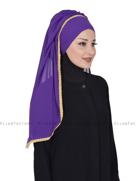 Louise - Purple Practical Hijab - Ayse Turban