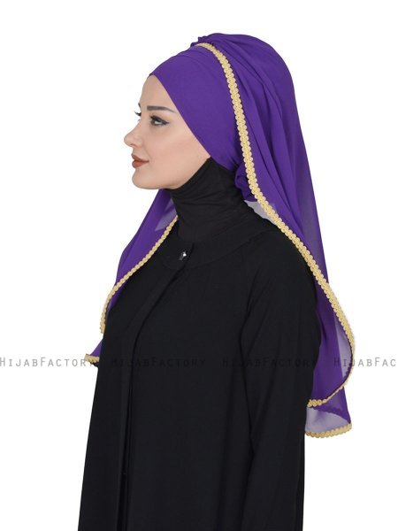 Louise - Purple Practical Hijab - Ayse Turban