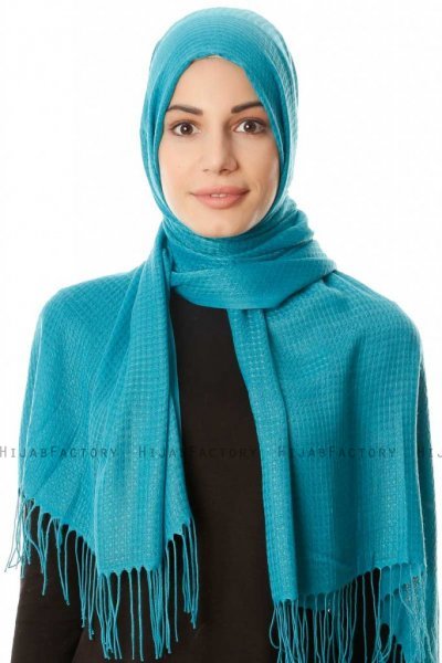 Lunara - Petrol Blue Hijab - Özsoy
