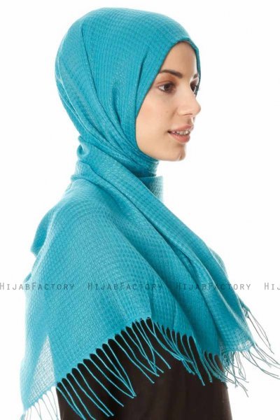 Lunara - Petrol Blue Hijab - Özsoy
