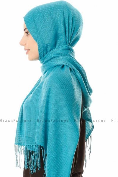 Lunara - Petrol Blue Hijab - Özsoy