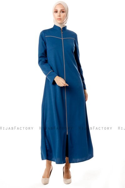 Lylah - Blue Abaya - Miss Cazibe