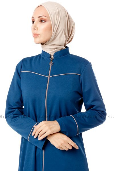 Lylah - Blue Abaya - Miss Cazibe