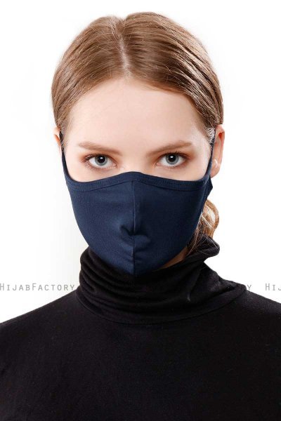 Asli - Navy Blue Sport Facemask / Face Cover