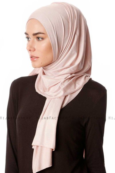 Melek - Dusty Pink Premium Jersey Hijab - Ecardin