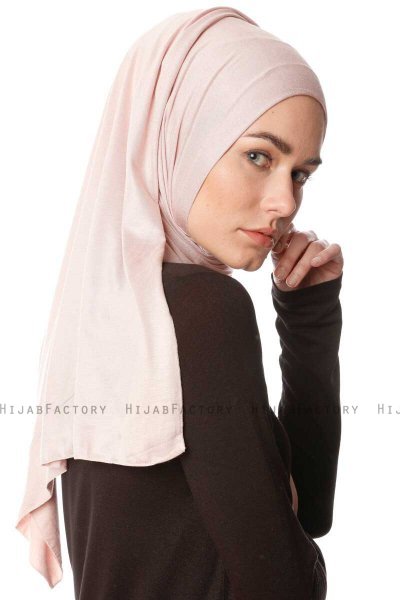 Melek - Dusty Pink Premium Jersey Hijab - Ecardin