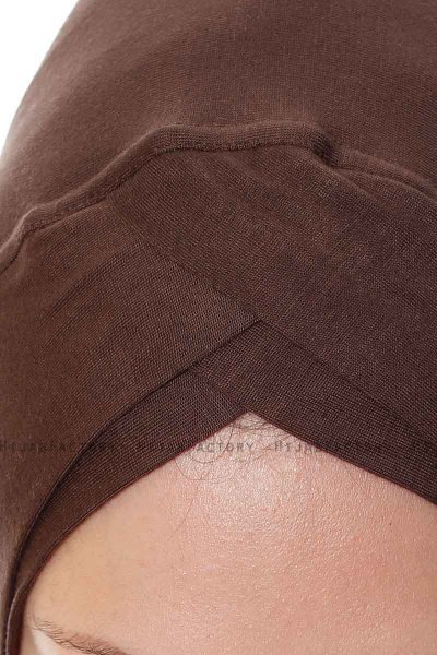 Mia - Brown One-Piece Al Amira Hijab - Ecardin