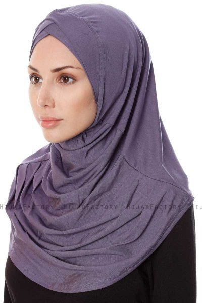 Mia - Purple One-Piece Al Amira Hijab - Ecardin