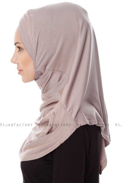 Mia - Stone Grey One-Piece Al Amira Hijab - Ecardin