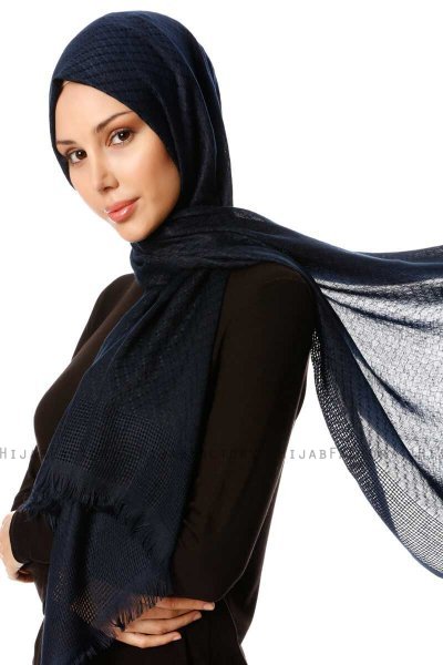 Nalini - Navy Blue Hijab - Özsoy
