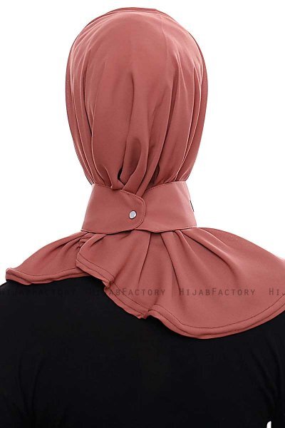 Narin - Clay Practical One Piece Crepe Hijab