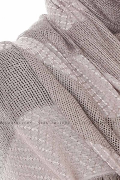 Necla - Grey Two Colored Hijab - Özsoy